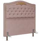 Cabeceira Cama Box Casal Queen 160cm Imperial Veludo J02 Rosê - Mpozenato Cabeceira Cama Box Casal Queen 160cm Imperial Veludo J02 Rosê - Mpozenato