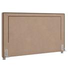 Cabeceira Cama Box Casal Queen 160cm Mali P02 Veludo Bege - Mpozenato