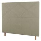 Cabeceira Cama Box Casal Queen Size Cairo 160cm Linho Bege - Abmaza