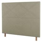 Cabeceira Cama Box Casal Queen Size Cairo 160cm Linho Bege - Desk Design