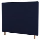 Cabeceira Cama Box Casal Queen Size Cairo 160cm Veludo Azul Marinho - Desk Design