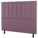 Cabeceira Cama Box Casal Queen Size Cora 160cm Suede Rosé - Desk Design Cabeceira Cama Box Casal Queen Size Cora 160cm Suede Rosé - Desk Design