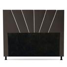 Cabeceira Cama Box Casal Queen Size Dallas 160cm Corano Marrom - Abmaza
