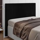 Cabeceira Cama Box Casal Queen Size Ferrara 160cm Suede Preto - Abmaza