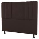 Cabeceira Cama Box Casal Queen Size Grace 160cm Suede Marrom Cabeceira Cama Box Casal Queen Size Grace 160cm Suede Marrom