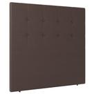 Cabeceira Cama Box Casal Queen Size Luana 160cm Sintético Marrom - Desk Design Cabeceira Cama Box Casal Queen Size Luana 160cm Sintético Marrom - Desk Design