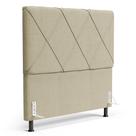 Cabeceira Cama Box Casal Queen Size Mel 160cm com Frame Linho Bege - Abmaza