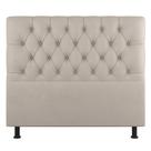 Cabeceira Cama Box Casal Queen Size Nice 160cm Linho Bege - Abmaza