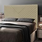 Cabeceira Cama Box Casal Queen Size Viena 160cm Corano Bege - Abmaza