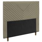 Cabeceira Cama Box Casal Queen Size Viena 160cm Suede Bege - Abmaza