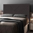 Cabeceira Cama Box Casal Queen Size Viena 160cm Suede Marrom - Abmaza