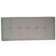 Cabeceira Cama Box Casal Veneza Suede Liso Bege Almofadado 140 X 60 Cm Rbl