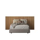 Cabeceira Cama Box de Casal e Queen 241cm em Ripado Eloise L04 - D Rossi