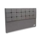 Cabeceira Cama Box Estofada 195 Piave Linho King 195 - Linho Cinza - Ortobom