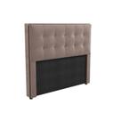 Cabeceira Cama Box Estofada Casal CAB010 Suede Cinza - Kappesberg