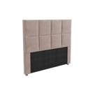 Cabeceira Cama Box Estofada Casal CAB011 Suede Cinza - Kappesberg