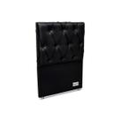 Cabeceira Cama Box Estofada Murat Facto Black Solteiro - Courano Preto - Ortobom