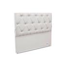 Cabeceira Cama Box Estofada Murat Facto White Casal - Courano Branco - Ortobom