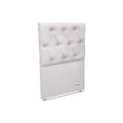 Cabeceira Cama Box Estofada Murat Facto White Solteiro - Courano Branco - Ortobom