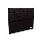 Cabeceira Cama Box Estofada Piave Linho Casal - Linho Preto - Ortobom Cabeceira Cama Box Estofada Piave Linho Casal - Linho Preto - Ortobom