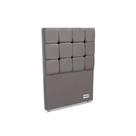 Cabeceira Cama Box Estofada Piave Veluto Solteiro - Suede Cinza - Ortobom