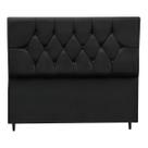 Cabeceira Cama Box Estofada Queen 160 cm Geovana Suede