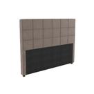 Cabeceira Cama Box Estofada Queen CAB009 Suede Cinza - Kappesberg