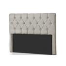 Cabeceira Cama Box Estofada Queen ProDormir Califórnia Suede Bege - Probel
