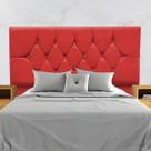 Cabeceira Cama Box Estofada Solteirão 100 cm Suede Melissa