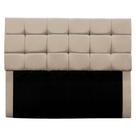 Cabeceira Cama Box Estofada Solteiro 90 Cm Bianca Suede Bege