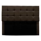 Cabeceira Cama Box Estofada Solteiro 90 Cm Bianca Suede Marrom