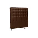 Cabeceira Cama Box Estofada Solteiro Solteiro Dama Plus Solteiro - Courano Cacau - Simbal Cabeceira Cama Box Estofada Solteiro Solteiro Dama Plus Solteiro - Courano Cacau - Simbal