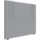 Cabeceira Cama Box King 193cm Estofada Rama Linho Prata Z04 - Mpozenato Cabeceira Cama Box King 193cm Estofada Rama Linho Prata Z04 - Mpozenato