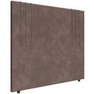 Cabeceira Cama Box King 193cm Estofada Rama Veludo Marrom Z04 - Mpozenato Cabeceira Cama Box King 193cm Estofada Rama Veludo Marrom Z04 - Mpozenato