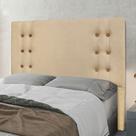Cabeceira Cama Box King 195 cm Genova Linho Dourado S04 - D'Rossi
