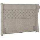 Cabeceira Cama Box King 195 cm P05 Madrid Bouclê Creme - Lyam Decor Cabeceira Cama Box King 195 cm P05 Madrid Bouclê Creme - Lyam Decor
