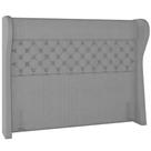 Cabeceira Cama Box King 195 Cm P05 Madrid Linho Cinza Escuro Cabeceira Cama Box King 195 Cm P05 Madrid Linho Cinza Escuro