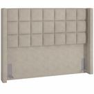 Cabeceira Cama Box King 195 cm P05 Paris Linho Bege Escuro - Lyam Decor Cabeceira Cama Box King 195 cm P05 Paris Linho Bege Escuro - Lyam Decor