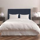 Cabeceira Cama Box King 195 Cm Suede Azul Escuro Lia - MV Estofados