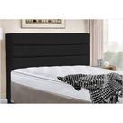 Cabeceira Cama Box King 90cm Turim Suede Preto - DS Estofados
