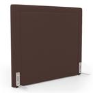 Cabeceira Cama Box King Size Alba 195cm Com Frame Bouclé Marrom - Abmaza