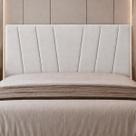 Cabeceira Cama Box King Size Casal Estofada 195cm Luxo Linho Quarto