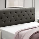 Cabeceira Cama Box King Size Estofada Madeira Realeza