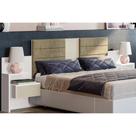 Cabeceira Cama Box Madeirado Casal/Queen G290 c/ 2 Mesas c/ 2 Gavetas Polipropileno Branco - Kappesberg