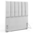 Cabeceira Cama Box Painel Solteiro 100 Cm Cinza Metalizado Cabeceira Cama Box Painel Solteiro 100 Cm Cinza Metalizado