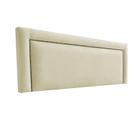 Cabeceira Cama Box Premium Almofadada Lisa Luxo Suede RBL