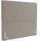 Cabeceira Cama Box Queen 160 cm Aurora W01 Bouclê Bege - Lyam Decor