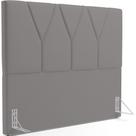 Cabeceira Cama Box Queen 160 cm Aurora W01 Facto Cinza - Lyam Decor