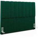 Cabeceira Cama Box Queen 160 cm Dália W01 Bouclê Verde Lyam Decor Cabeceira Cama Box Queen 160 cm Dália W01 Bouclê Verde Lyam Decor