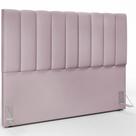 Cabeceira Cama Box Queen 160 cm Dália W01 Suede Rosê - Lyam Decor Cabeceira Cama Box Queen 160 cm Dália W01 Suede Rosê - Lyam Decor